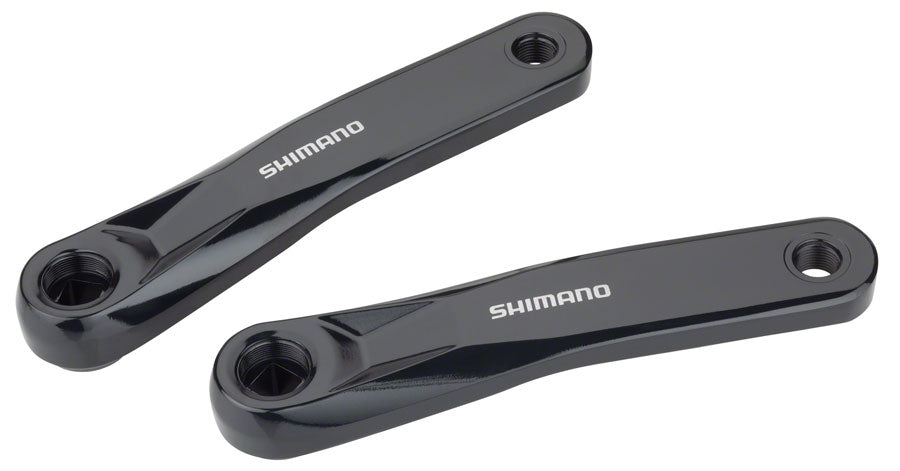 Shimano STEPS FC-E5010 eBike Crank Arm Set - 170mm, Square Taper JIS Spindle Interface, Black