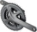 Shimano Claris FC-R2030 Crankset - 170mm, 8-Speed, 50/39/30t, 110/74 BCD, Hollowtech II Spindle Interface, Black