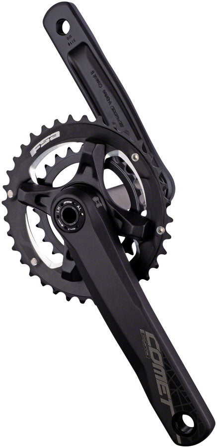 FSA (Full Speed Ahead) Comet MegaExo Modular 2x Crankset - 175mm, 11-Speed, 36/22t, 96/68mm BCD, MegaExo Spindle Interface, Black