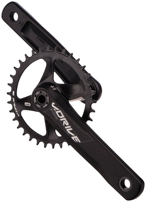 FSA (Full Speed Ahead) V-Drive MegaExo Modular 1x Crankset - 175mm, 11-Speed, 30t, Direct Mount, MegaExo Spindle Interface, Black