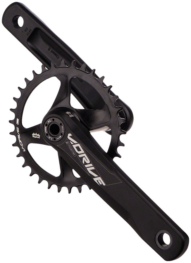 FSA (Full Speed Ahead) V-Drive MegaExo Modular 1x Crankset - 175mm, 11-Speed, 30t, Direct Mount, MegaExo Spindle Interface, Black