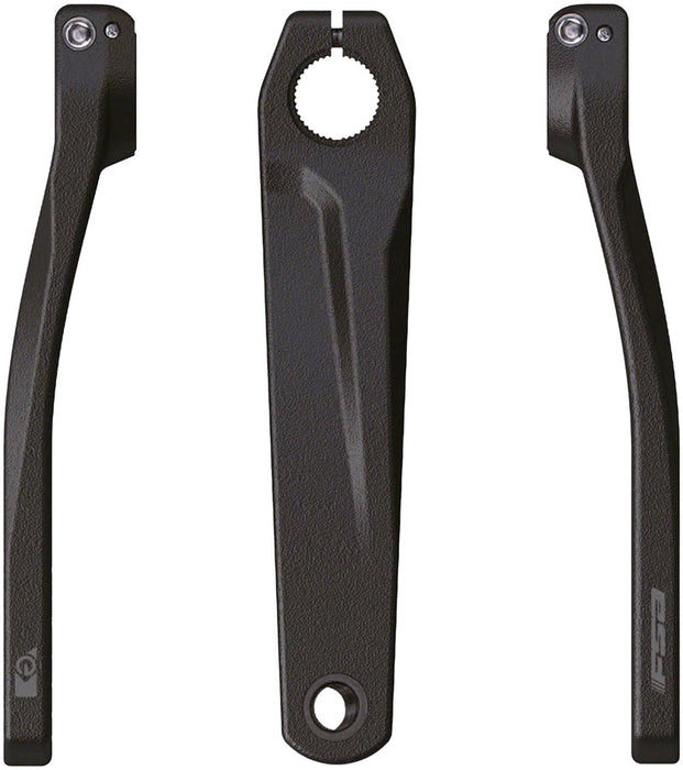 FSA (Full Speed Ahead) CK-752 Shimano STEPS Ebike Crank Armset - 170mm, Fits Shimano Hollowtech II, Black