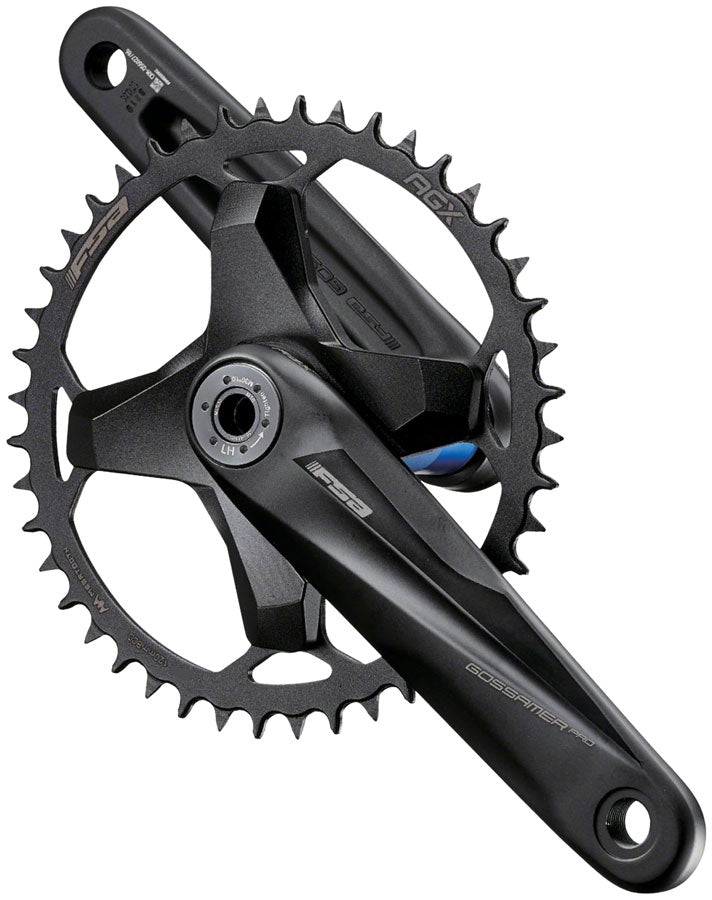 FSA (Full Speed Ahead) Gossamer Pro Modular AGX+ 1x Crankset - 165mm, 11-Speed, 42t, 120mm BCD, 386 EVO Spindle Interface, Black