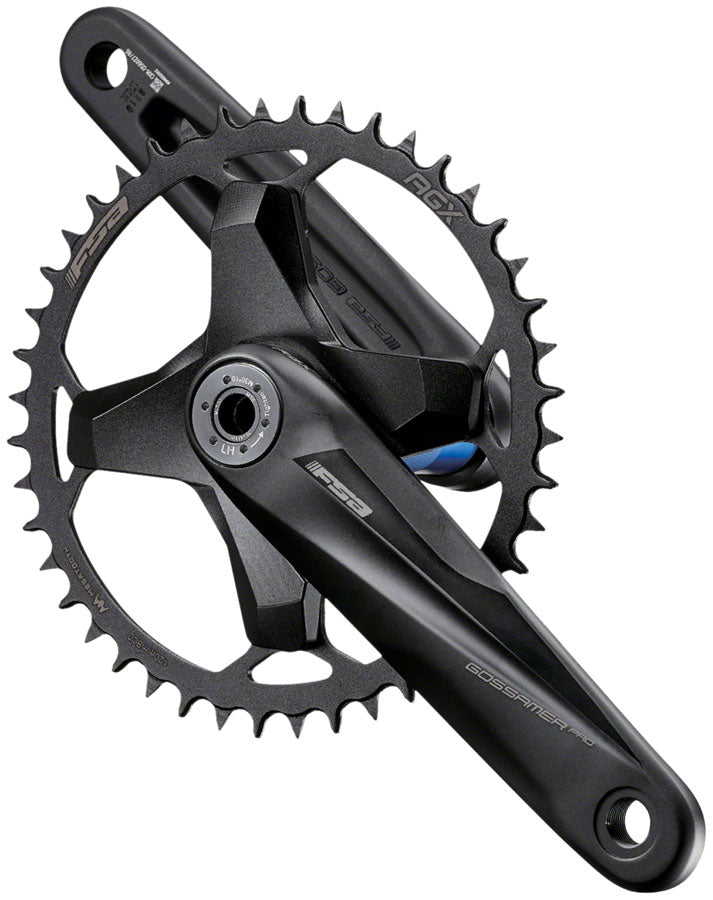 FSA (Full Speed Ahead) Gossamer Pro Modular AGX+ 1x Crankset - 170mm, 11-Speed, 42t, 120mm BCD, 386 EVO Spindle Interface, Black