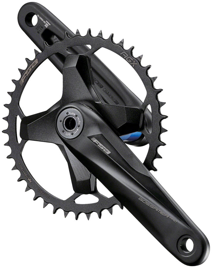 FSA (Full Speed Ahead) Gossamer Pro Modular AGX+ 1x Crankset - 175mm, 11-Speed, 42t, 120mm BCD, 386 EVO Spindle Interface, Black
