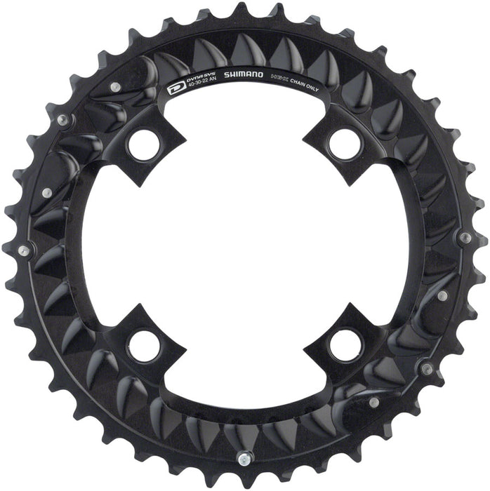 Shimano Deore M6000 40T Chainring - 10 Speed, 96mm BCD, for 40-30-22T Set