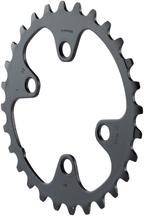 Shimano Deore FC-M6000 Chainring - 28t, 10-Speed, 64mm Asymmetric BCD, for 38-28t Set