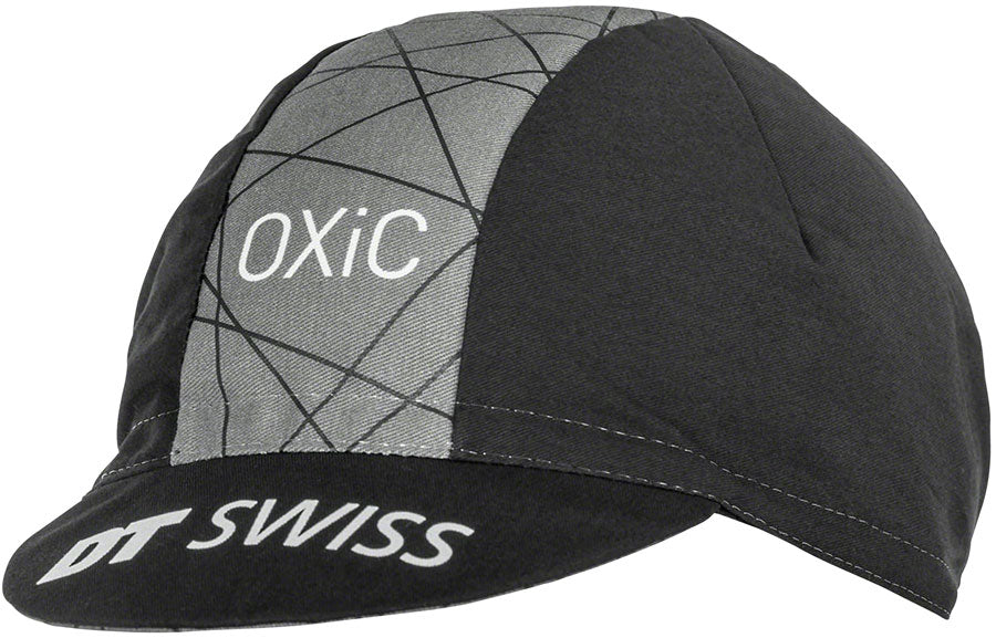 DT Swiss Cycling Cap: Black/Gray, One Size