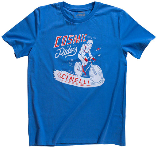 Cinelli Sergio Mora Cosmic Rider T-Shirt - Blue, Medium
