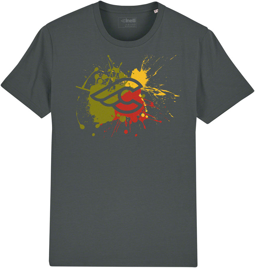 Cinelli Splash T-Shirt - Charcoal, X-Large
