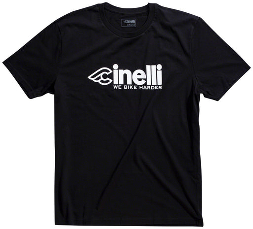 Cinelli We Bike Harder T-Shirt - Black, Small