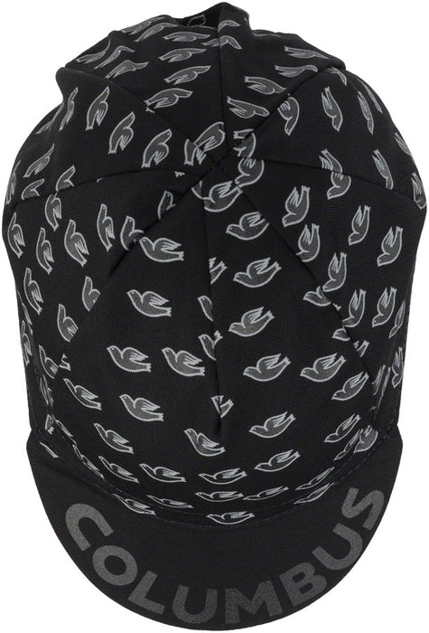 Columbus Cycling Cap, Doves, Black