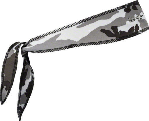 Halo I Tie Headband: Camo Gray