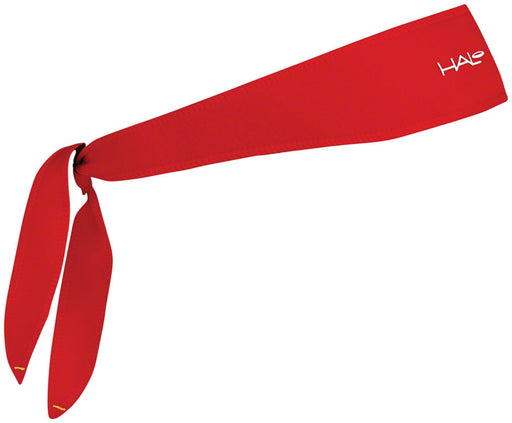 Halo I Tie Headband: Red