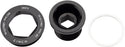 Race Face CINCH Crank Bolt and Puller Cap Set - M18x15, Gloss Black