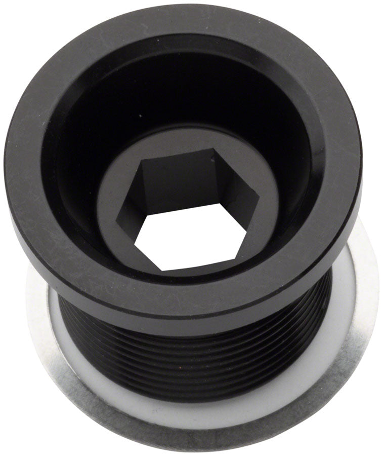 Race Face CINCH Crank Bolt and Washer Set - M18x15, Gloss Black