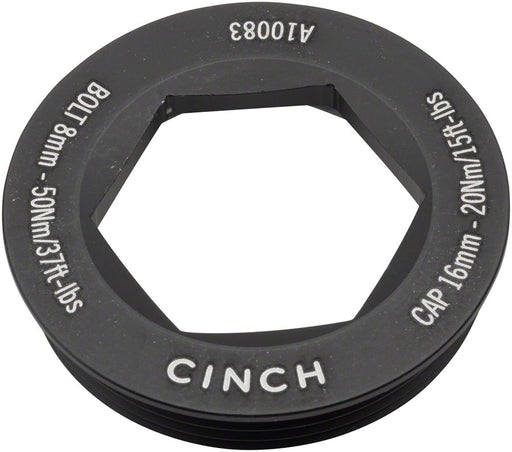 Race Face CINCH Crank Puller Cap and Washer Set - For XC/AM, Matte Black