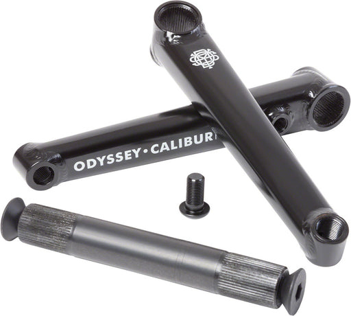Odyssey Calibur V2 Crankset - 170mm, Right Hand/Left Hand Drive, Rust Proof Black