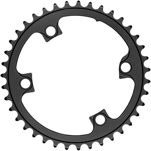 absoluteBLACK Round chainring, 4x110BCD Compatible with Shimano Asym 38T - black