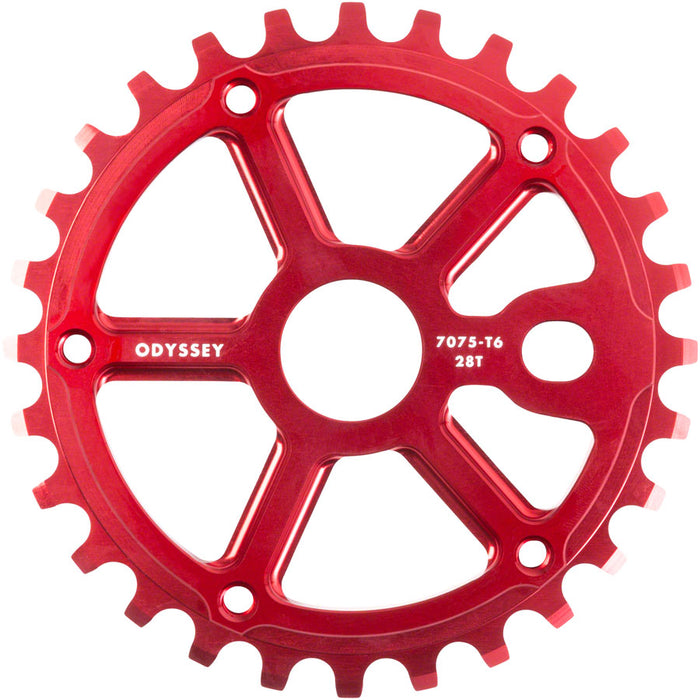 Odyssey Utility Pro Guard Sprocket - 28t, Anodized Red