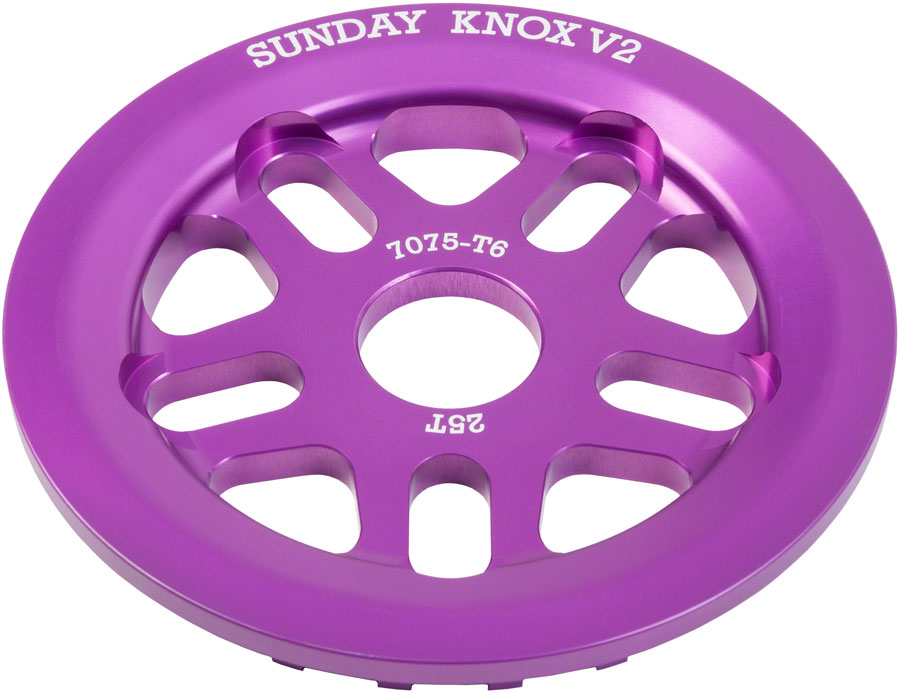 Sunday Knox V2 Sprocket - 25t, Anodized Purple