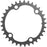 SRAM Rival 2x12-Speed Inner Chainring - 33t, 107 BCD, Black, For use with 46t Outer