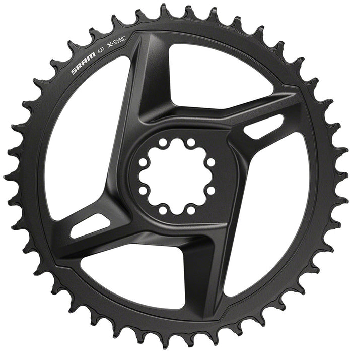 SRAM X-Sync Road Direct Mount Chainring for Rival - 44t, 12-Speed, 8-Bolt Direct Mount, Black