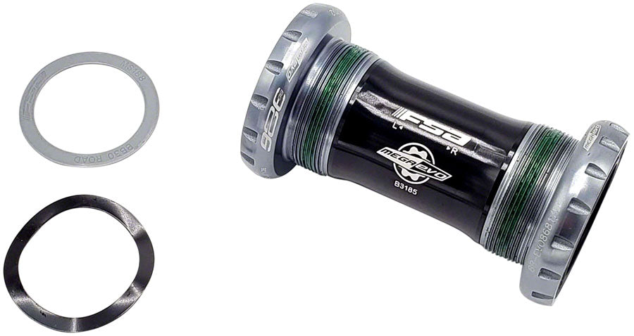 FSA (Full Speed Ahead) Premium BB386 Bottom Bracket for MegaEVO Crank - BB386, Steel, 386 EVO Spindle Interface, Road