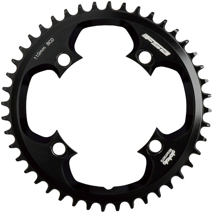 FSA (Full Speed Ahead) SL-K Megatooth Chainring - 38t, 110mm BCD, For 1x11-Speed, Black