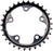FSA (Full Speed Ahead) Steel Road Chainring - 30t, 80mm BCD, Black