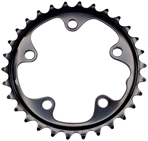 FSA (Full Speed Ahead) Steel Road Chainring - 30t, 80mm BCD, Black