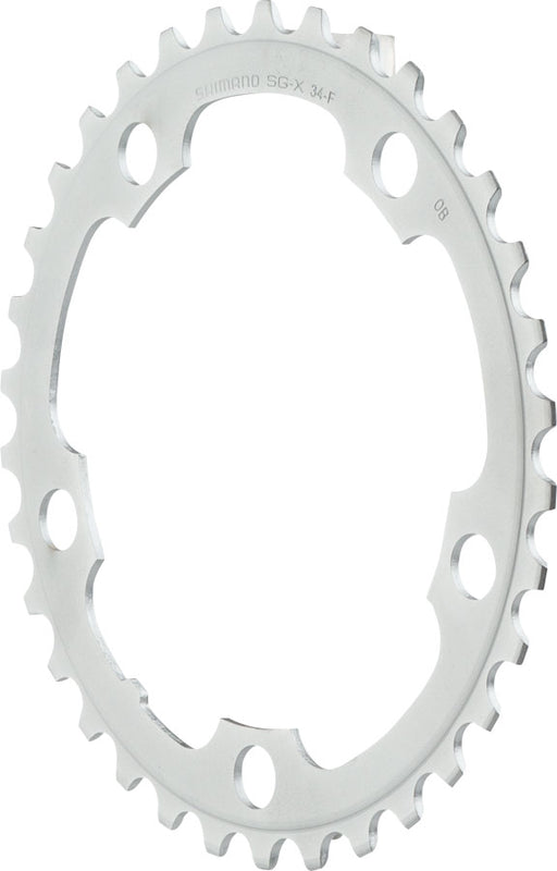 Shimano Sora 3450 Chainring - 34t, 110mm BCD, 9-Speed, Silver