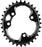 absoluteBLACK Rotor 76BCD Oval chainring, 30T - black