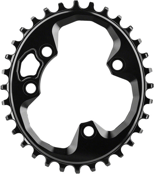 absoluteBLACK Rotor 76BCD Oval chainring, 30T - black
