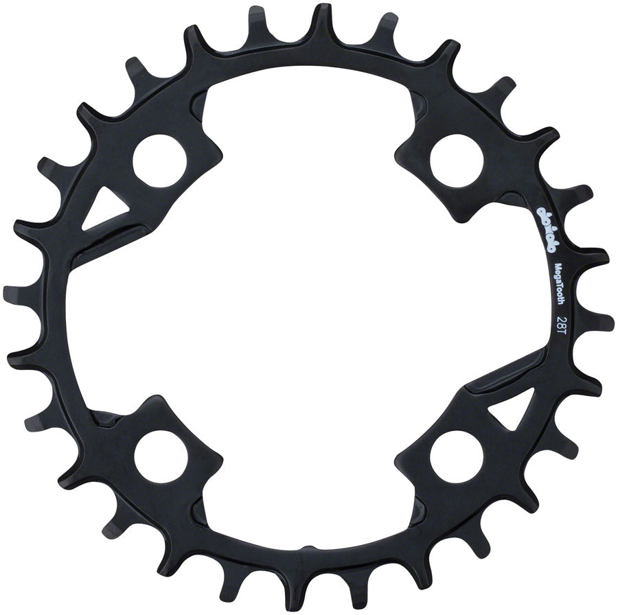 FSA (Full Speed Ahead) Gamma Pro Mega Tooth Chainring - 28t, 82 BCD, Aluminum, 1 x 11, Black