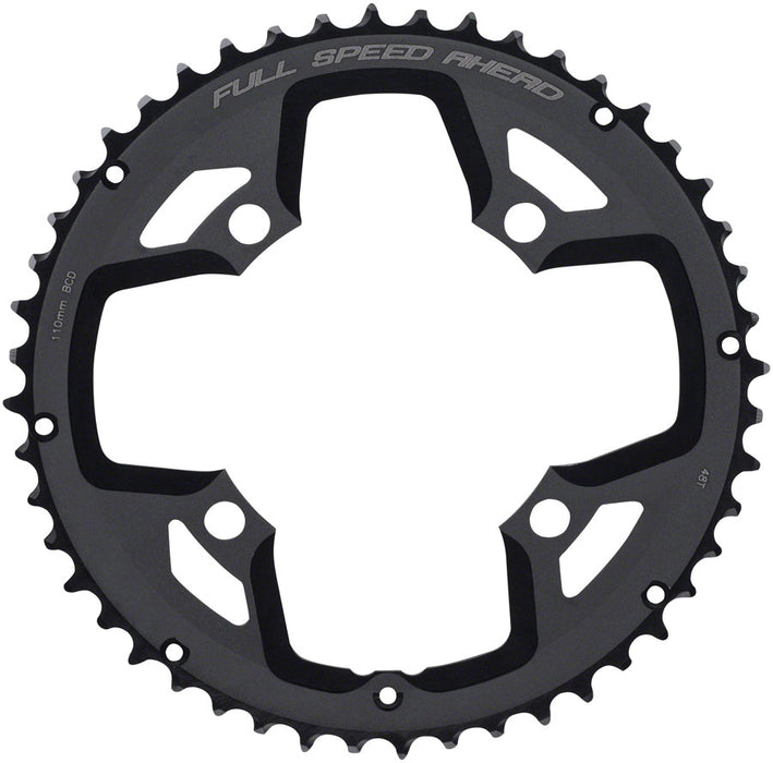 FSA (Full Speed Ahead) Gossamer ABS Chainring - 48t, 110 FSA ABS BCD, 4-Bolt, Aluminum, N10/N11, Black
