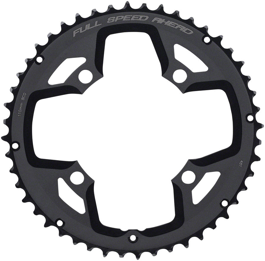 FSA (Full Speed Ahead) Gossamer ABS Chainring - 48t, 110 FSA ABS BCD, 4-Bolt, Aluminum, N10/N11, Black