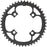 Full Speed Ahead Ebike Chainring for Bosch Gen 3 - 46t, 104 BCD, 4-Bolt, Steel, Black