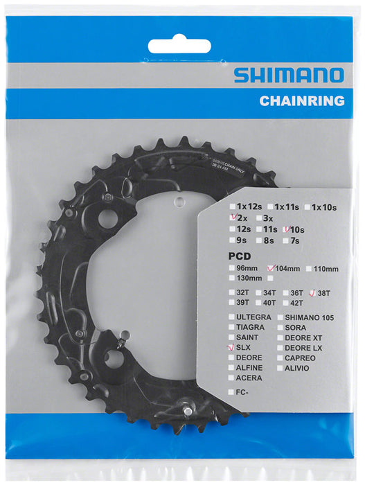 Shimano   SLX-10sp chainring, 4B/104BCD - 38