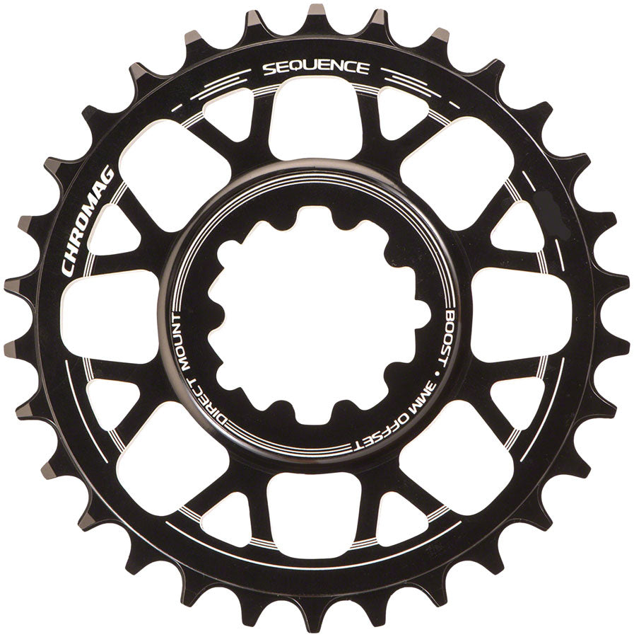 Chromag Sequence Boost Direct Mount Chainring - 28t, For SRAM Cranks with Direct Mount Spider, Using Boost Spacing