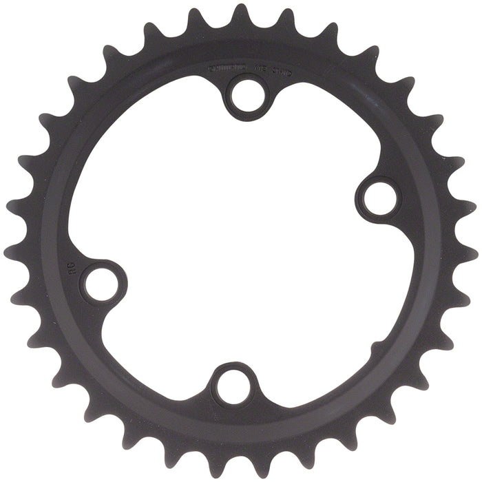 Shimano GRX RX810 Chainring - 31t, 80 BCD, 4-Bolt, 11-Speed, Black