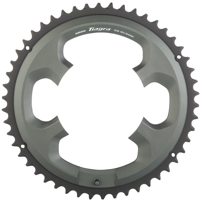Shimano Tiagra 4700 Chainring - 50t, 110 BCD, 4-Bolt, 10-Speed, Black