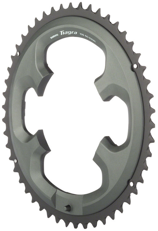Shimano Tiagra 4700 Chainring - 50t, 110 BCD, 4-Bolt, 10-Speed, Black