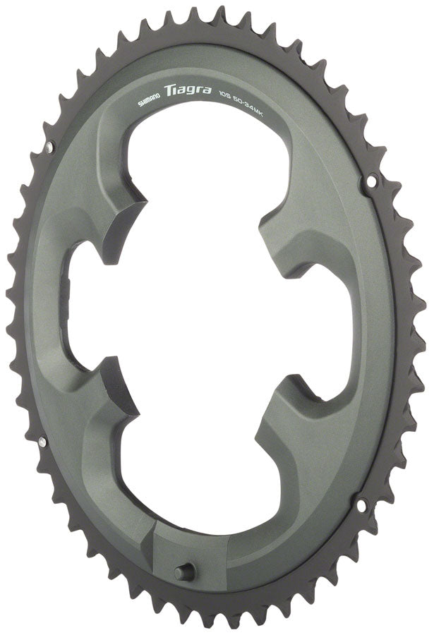Shimano Tiagra 4700 Chainring - 50t, 110 BCD, 4-Bolt, 10-Speed, Black