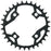 FSA (Full Speed Ahead) Gamma Pro Mega Tooth 32t, 82 BCD, For 1 x11-Speed and SRAM 12-Speed, Black
