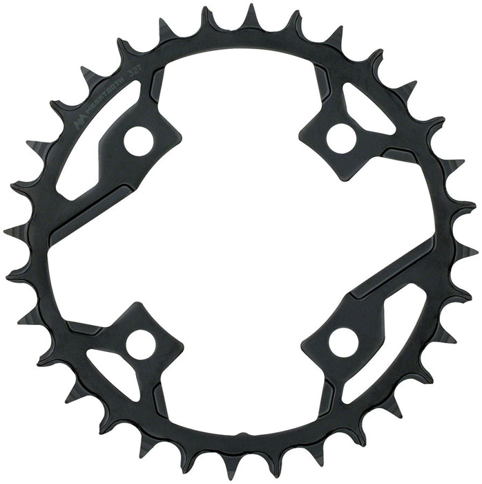 FSA (Full Speed Ahead) Gamma Pro Mega Tooth 32t, 82 BCD, For 1 x11-Speed and SRAM 12-Speed, Black