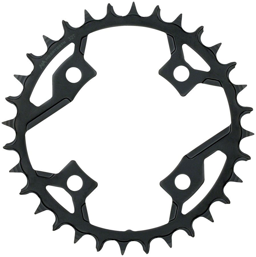 FSA (Full Speed Ahead) Gamma Pro Mega Tooth 32t, 82 BCD, For 1 x11-Speed and SRAM 12-Speed, Black