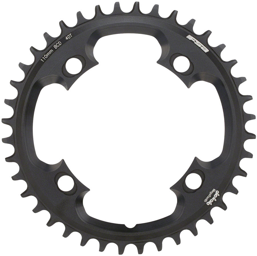 FSA (Full Speed Ahead) SL-K ABS Mega Tooth Chainring - 40t, 110mm ABS BCD, For 1x11-Speed, Black