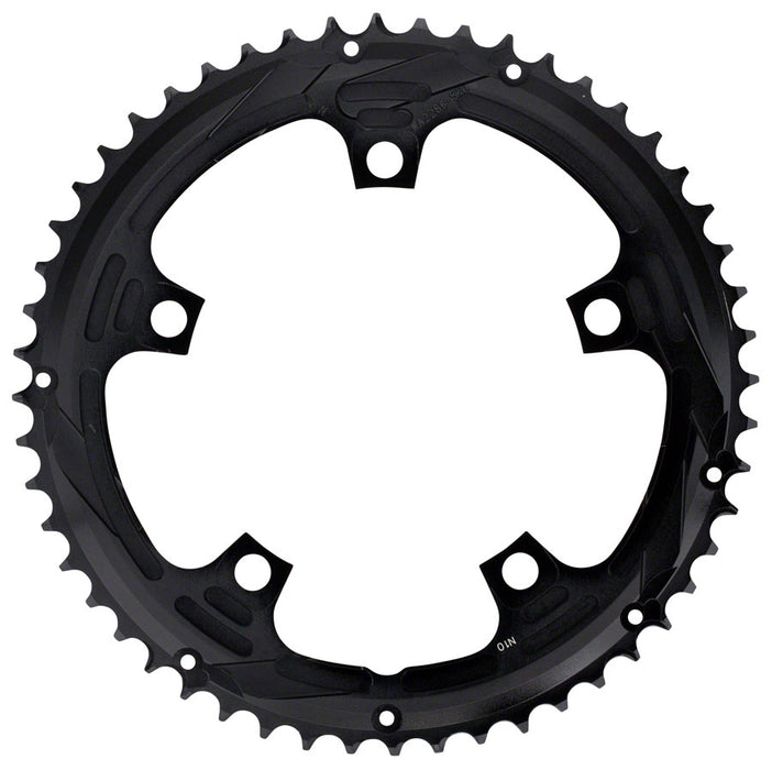 FSA (Full Speed Ahead) Super Road Chainring - 52t, 130 BCD, 5-Bolt, Aluminum, N10, Black