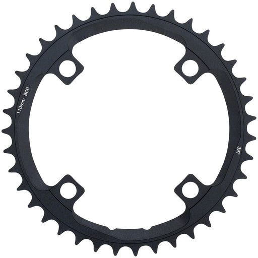FSA (Full Speed Ahead) Super ABS Road Chainring - 39t, 110 BCD, 4-Bolt, Aluminum, N10/N11, Black